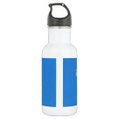 Privatjet. Edelstahlflasche (Rückseite)