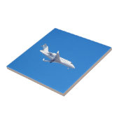 Privatjet. Fliese (Seite)