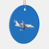 Privatjet. Keramik Ornament (Rechts)