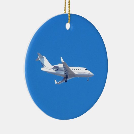 Privatjet. Keramik Ornament (Rechts)