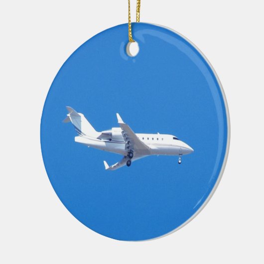 Privatjet. Keramik Ornament (Links)
