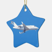 Privatjet. Keramikornament (Links)