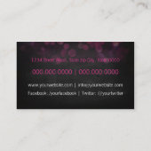 Privatkunden Visitenkarte (Rückseite)