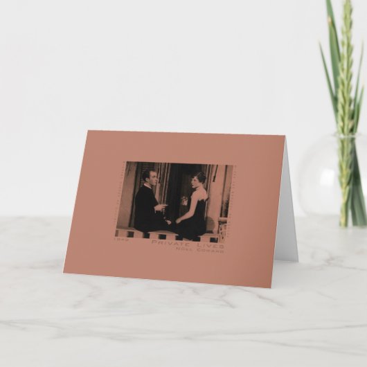 Privatleben-Gruß-Karte Karte (Vorderseite)