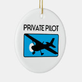 Privatpilot Keramik Ornament (Rechts)
