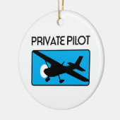 Privatpilot Keramik Ornament (Links)