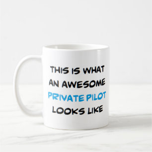 Privatpilot, phantastisch kaffeetasse