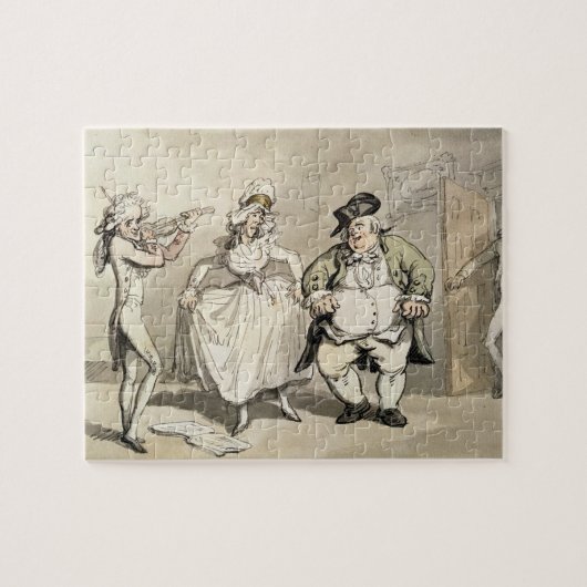 Privatpraxis vorhergehend zum Ball, 'von der Szene Puzzle (Horizontal)