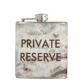 Privatreservat Pearl Granite Flask Flachmann (Vorderseite)