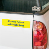 Privatsphäre und privater Raum - Zeichen Autoaufkleber (Auf Lkw)