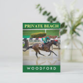 Privatstrand Postkarte (Stehend Vorderseite)