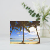 Privatstrand Postkarte (Stehend Vorderseite)