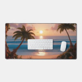 Privatstrand Schreibtischunterlage (Tastatur & Maus)