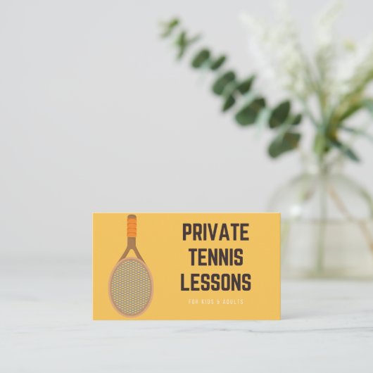 Privatunterricht für Kinder und Erwachsene Visitenkarte (Stehend Vorderseite)