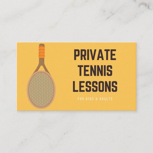 Privatunterricht für Kinder und Erwachsene Visitenkarte (Vorderseite)