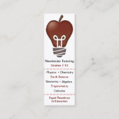 Privatunterricht-Karte Mini Visitenkarte (Rückseite)