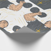 Privilegierte Gewichtszunahme Geschenkpapier (Ecke)