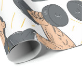 Privilegierte Gewichtszunahme Geschenkpapier (Rolleneckpunkt)