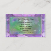 Privy Passion Elegant Beruflich Visitenkarte (Rückseite)