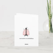 Prix Crow will Notizkarte bekommen Karte (Rückseite)