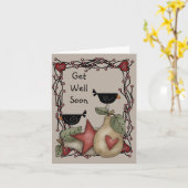 Prix Crow will Notizkarte bekommen Karte (Gelbe Blume)