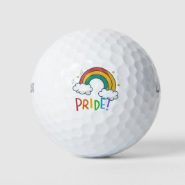Prix LGBT mit Regenbogen Golf Balls Golfball