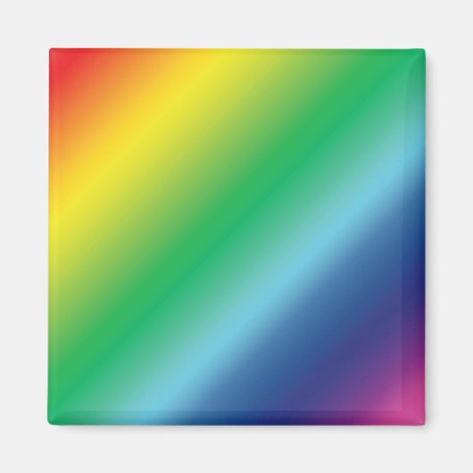 Prix lgbtq lgbt Regenbogenfarben Mustermagnet Magnet (Vorne)
