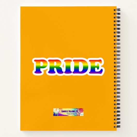 Prix Notebook Poster Spiral Notebook LGBTQ+ Notize Notizblock (Rückseite)
