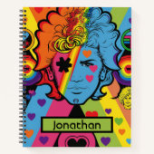 Prix Notebook Poster Spiral Notebook LGBTQ+ Notize Notizblock (Vorderseite)