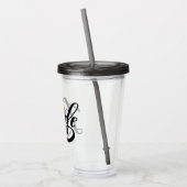 Prix Script Herz Acryltrinkbecher (Links)