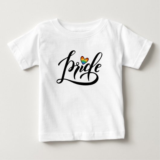Prix Script Herz Baby T-shirt (Vorderseite)