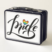 Prix Script Herz Metall Brotdose (Rückseite)