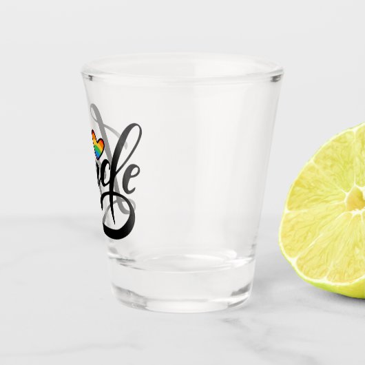 Prix Script Herz Schnapsglas (Rechts)