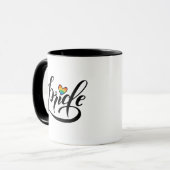 Prix Script Herz Tasse (Vorderseite Links)