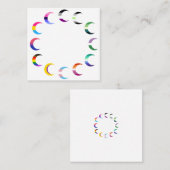 Prix Time Crescent Moon Design Telefonnummerkarte (Vorne/Hinten)