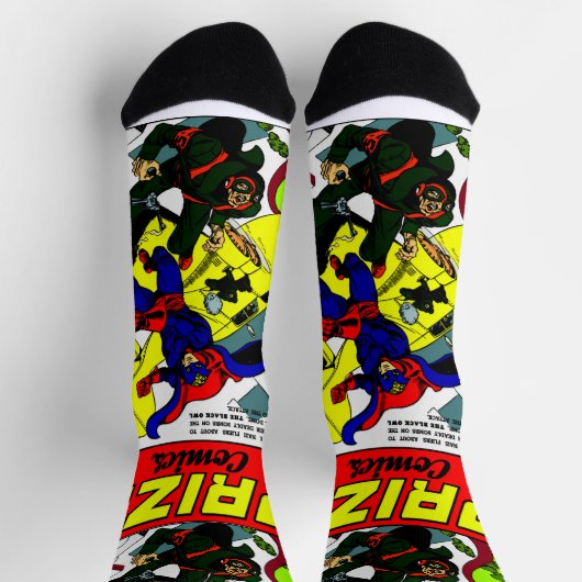 PRIZE-Comicen der 40er Jahre Socken (Oben)