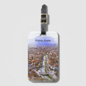 Prizren Kosovo City View Gepäckanhänger (Vorderseite Vertikal)