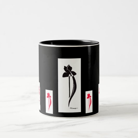 PRLimages schwarze Tasse (Mittel)