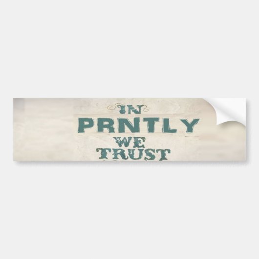 Prntly Autoaufkleber (Vorne)