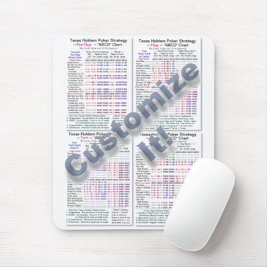 Pro2000+ On-line-Poker-Strategie Texas Holdem Mousepad (Mit Mouse)