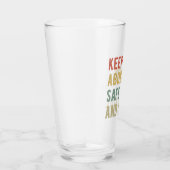 Pro Abortion - Behalt Abtreibung sicher und legal Glas (Rechts)