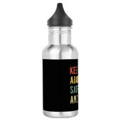 Pro Abortion - Behalt der Abtreibung sicher und le Edelstahlflasche (Links)