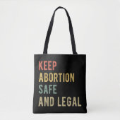 Pro Abortion - Behalt der Abtreibung sicher und le Tasche (Vorderseite)