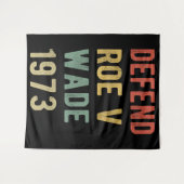 Pro Abortion - Defend Roe / Wade I Wandteppich (Vorderseite (Horizontal))
