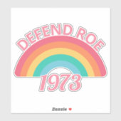 Pro Abortion - Defend Roe / Wade II Aufkleber (Blatt)