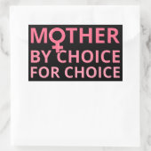 Pro Abortion - Mutter nach Wahl II Rechteckiger Aufkleber (Tasche)