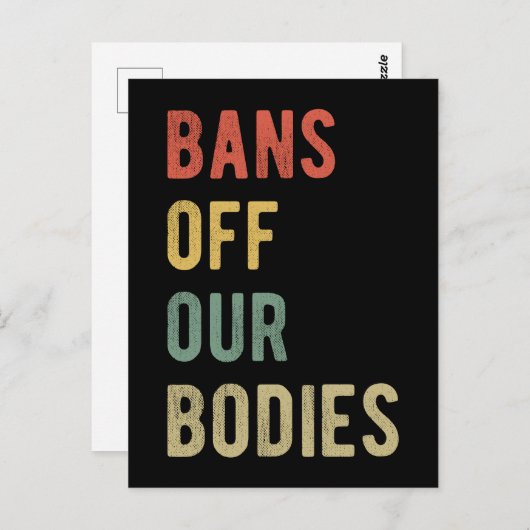 Pro Abortion - Verbote unserer Organe I Postkarte (Vorne/Hinten)