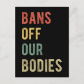 Pro Abortion - Verbote unserer Organe I Postkarte (Vorderseite)