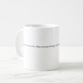 Pro-Abtreibung-Tasse Kaffeetasse (Vorderseite Links)