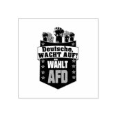 Pro AFD Deutschland | Spruch Alternative T - Shirt Gummistempel (Prägung)